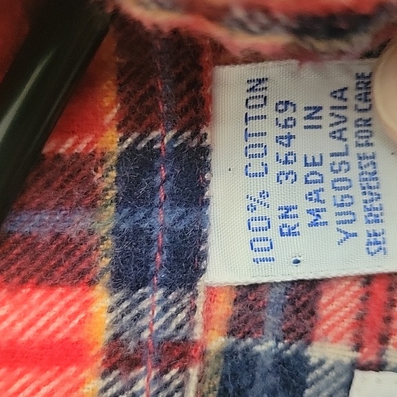 Women's or UNISEX Dickies flannel button up shirt - Picture 6 of 6